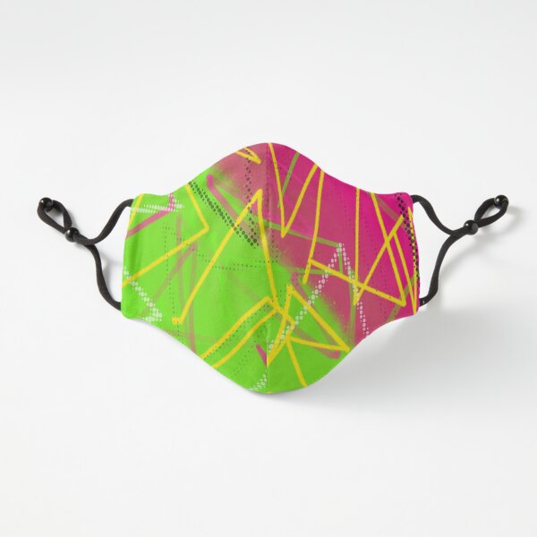 Neon 80's Vibes Fitted 3-Layer