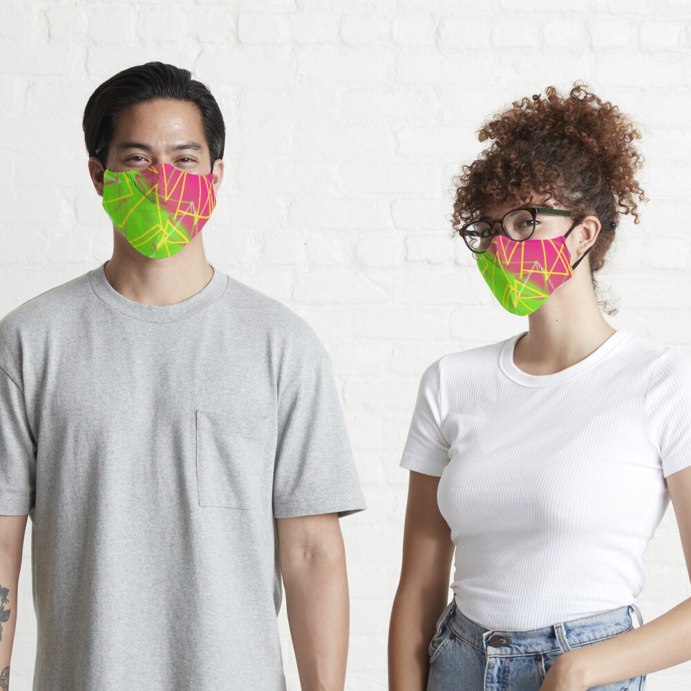 Neon 80's Vibes Mask