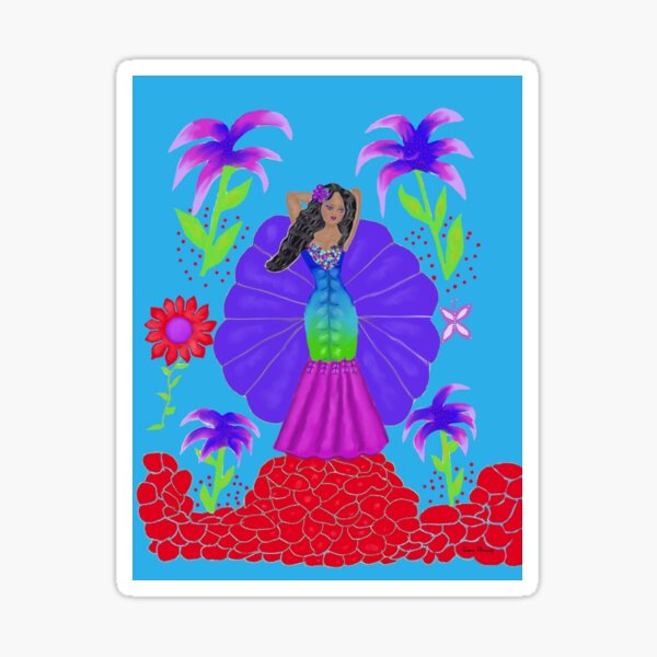 Goddess By Loure Bussey Sticker
