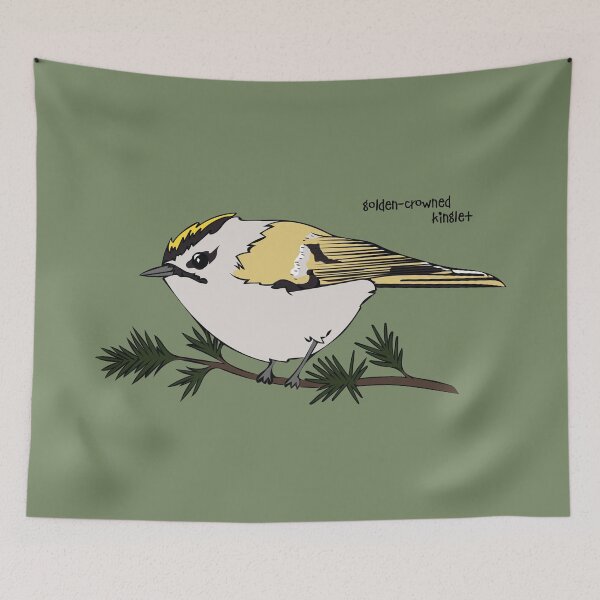 Item preview, Golden-Crowned Kinglet designed and sold by Megan Siegfried.