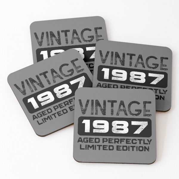 Item preview,  vintage 1987 aged perfectly limited edition birthday gift idea  grandpa grandma mother dad father designed and sold by yassiny.
