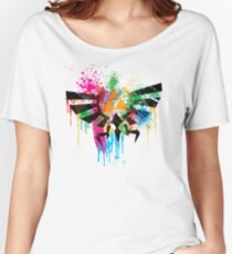 Hylian Paint Splatter Women's Relaxed Fit T-Shirt
