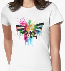 Hylian Paint Splatter Women's Fitted T-Shirt