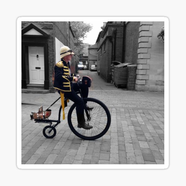 Steampunk Penny Farthing Sticker