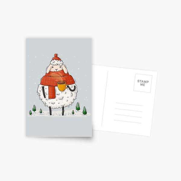 Warm Sheep Postcard
