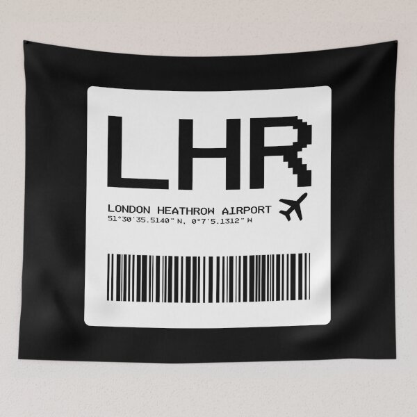 Item preview, London Heathrow Airport Boarding Pass Flight Ticket designed and sold by ardasen.