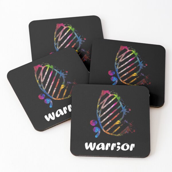 Item preview, Colourful Butterfly - Semicolon Warrior - Mental Health Awareness designed and sold by slc2213.