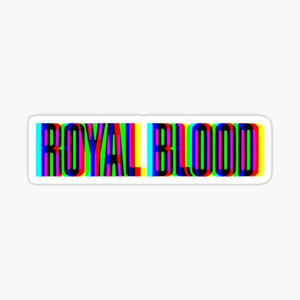 Royal Blood CMYK Logo Sticker