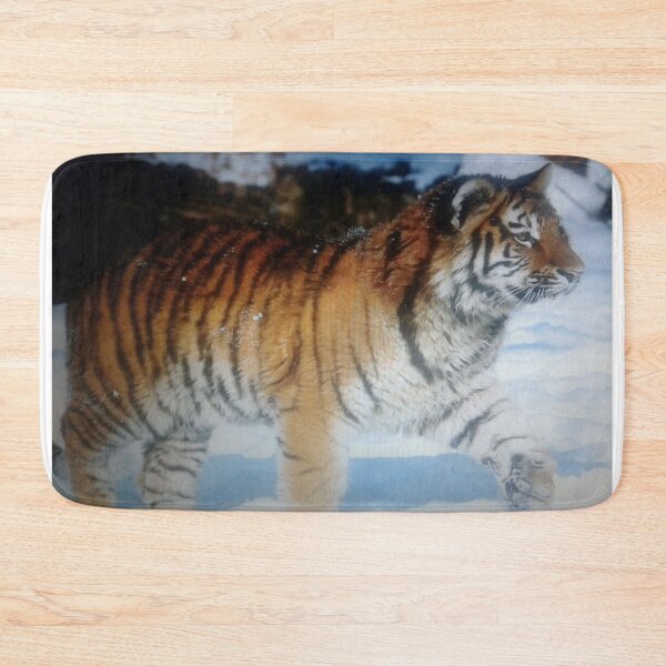 Item preview, Tiger running on snow. designed and sold by Lan thi Nguyen.