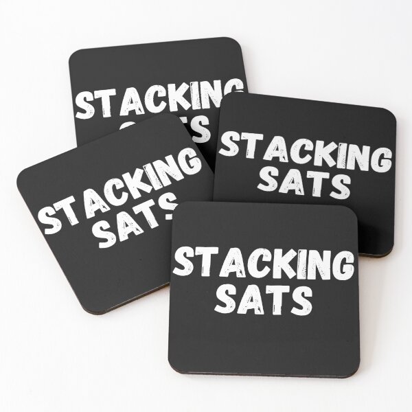 Item preview, Stacking Sats designed and sold by Cryptohaven.