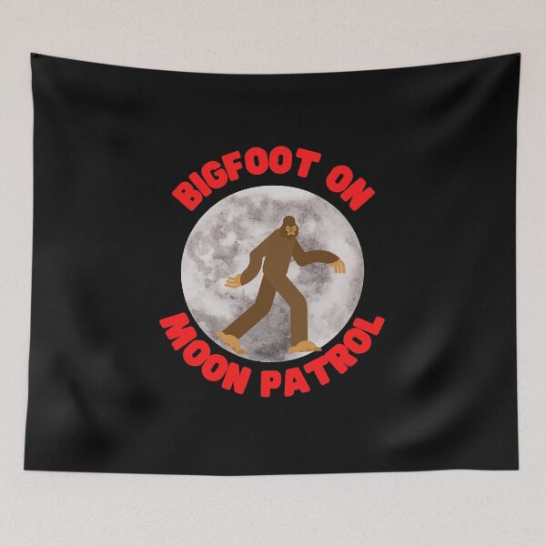 Item preview, Bigfoot on moon patrol, Moon patrol, Retro, moon, space, arcade, moonpatrol, gaming, rocket, 8bit, moon landing, aliens, arcade game, landing, moon patrol stickers, designed and sold by bimmer325.