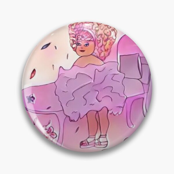Little Girl In Tutu Artwork By Loure Bussey Pin