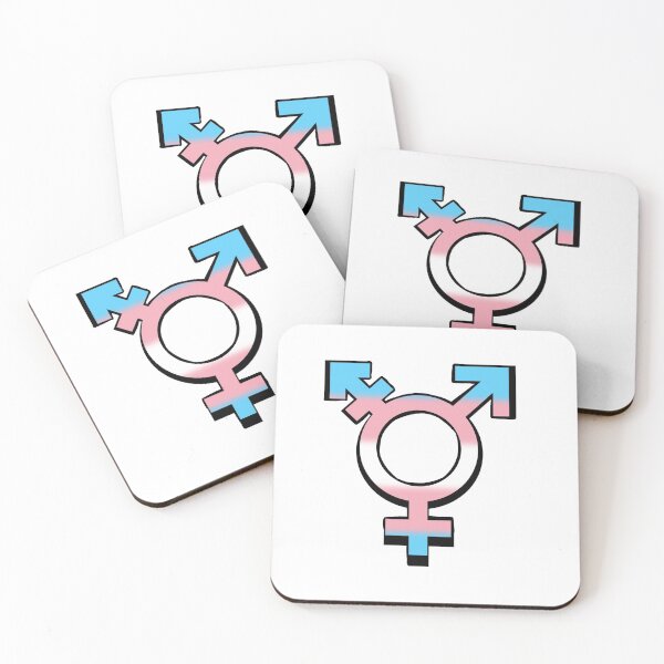 Item preview, Trans symbol trans flag designed and sold by Chronically-art.