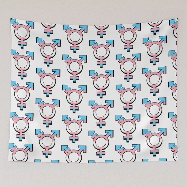Item preview, Trans symbol trans flag designed and sold by Chronically-art.
