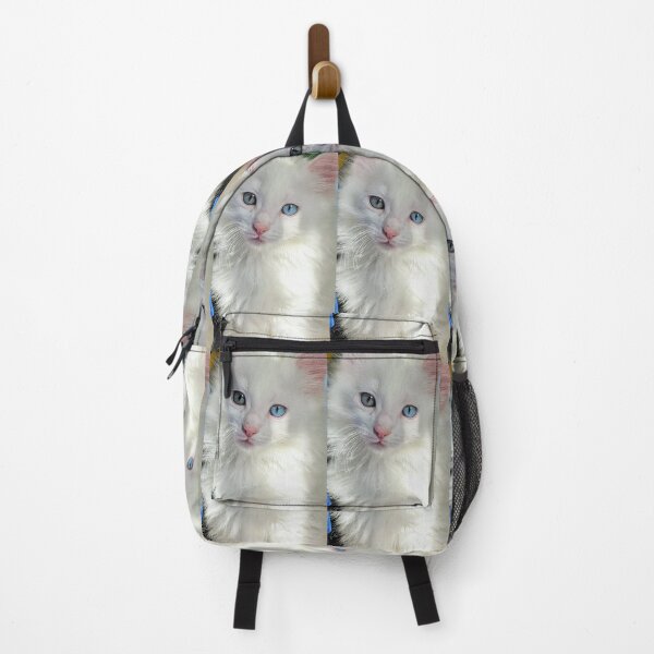 Item preview, Fluffy white kitten designed and sold by Fluffycat2020.