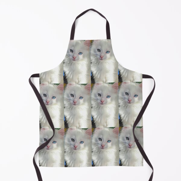 Item preview, Fluffy white kitten designed and sold by Fluffycat2020.
