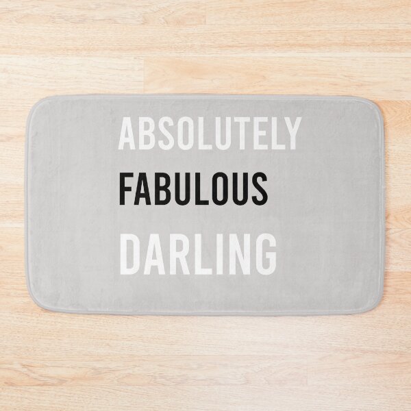 Item preview, Gray Absolutely Fabulous Darling designed and sold by DamaliePierre.