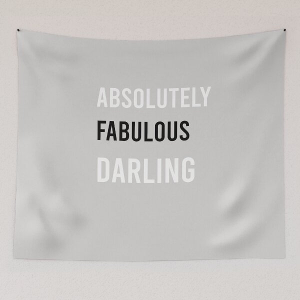 Item preview, Gray Absolutely Fabulous Darling designed and sold by DamaliePierre.
