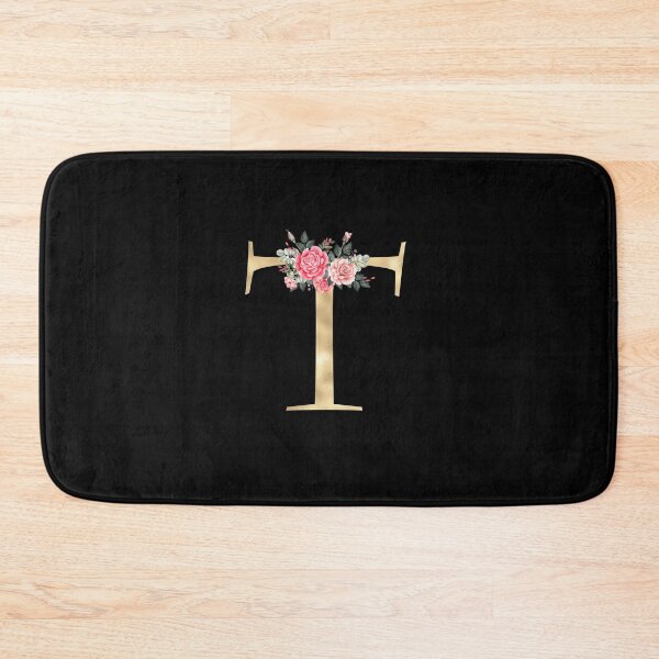 Item preview, Gold Letter T With Garden Flowers | Floral Wedding Letters designed and sold by SerendipityNow.