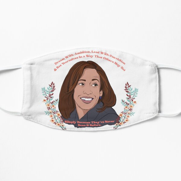 Kamala Harris: Dream With Ambition Flat Mask