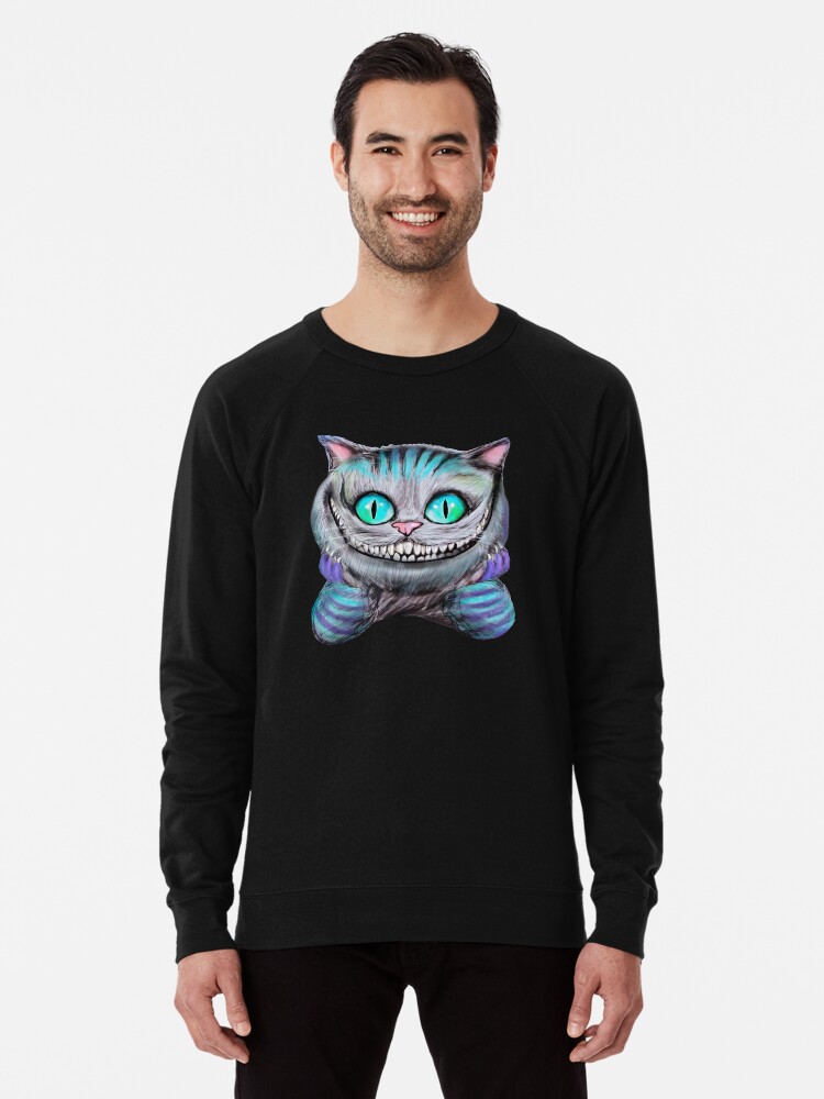 Cheshire Cat from Alice in Wonderland Lightweight Sweatshirt for Sale by Ryan Biddle Redbubble