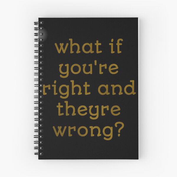 Item preview, What If You Are Right And They're Wrong? designed and sold by Oussamamehenni.