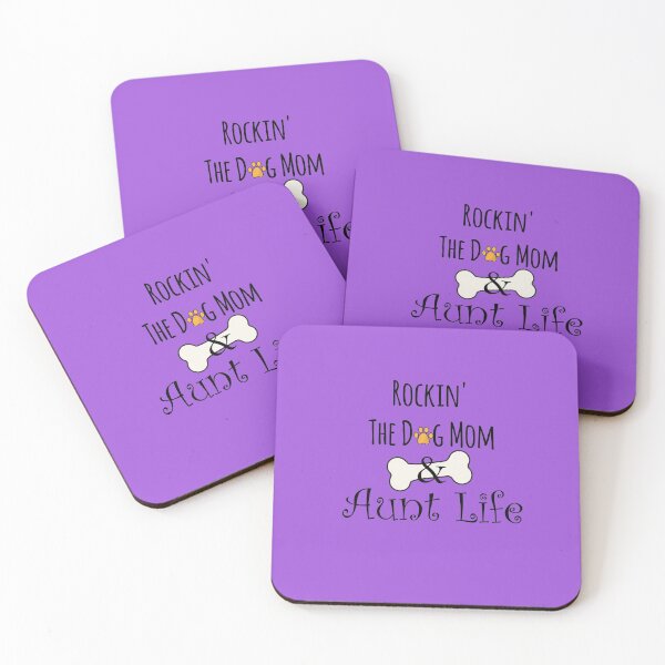 Item preview, Rockin' The Dog Mom And Aunt Life - Purple designed and sold by 4chraf.