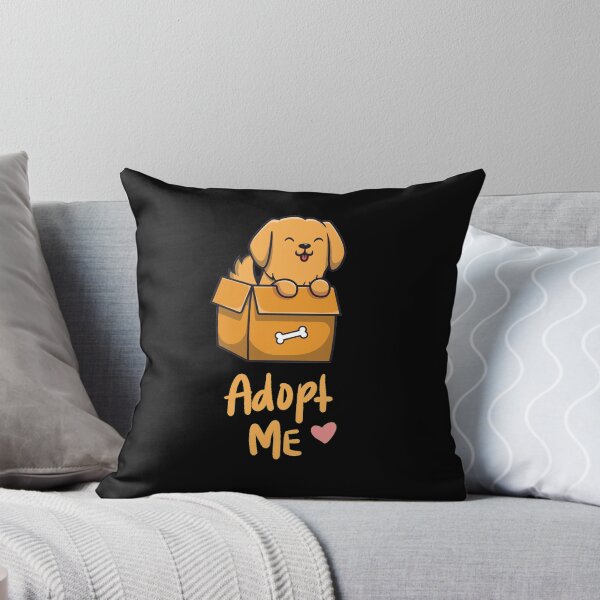 Item preview, Adopt Me | Would you adopt this cute dog? | Adopt a pet designed and sold by Giovanni's  Brown Quotes.