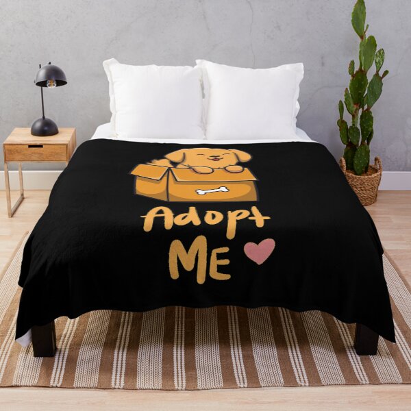 Item preview, Adopt Me | Would you adopt this cute dog? | Adopt a pet designed and sold by Giovanni's  Brown Quotes.