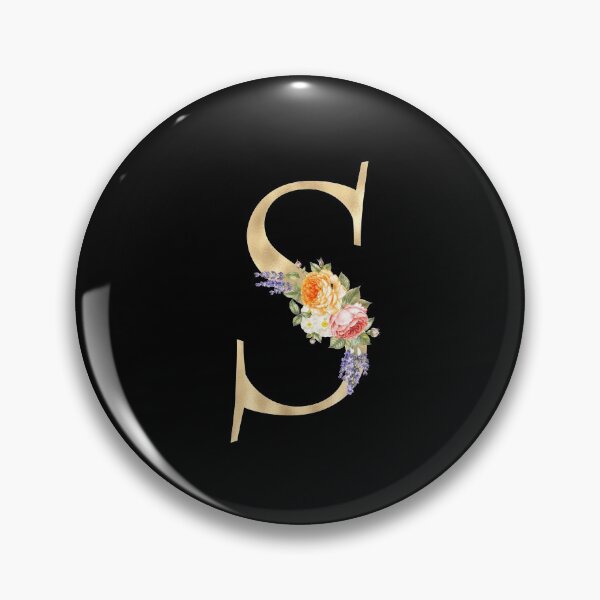 Item preview, Gold Letter S With Garden Flowers | Floral Wedding Letters designed and sold by SerendipityNow.