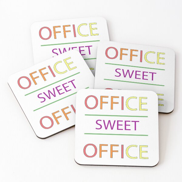 Item preview, Sweet Office Coaster designed and sold by Desibeau.