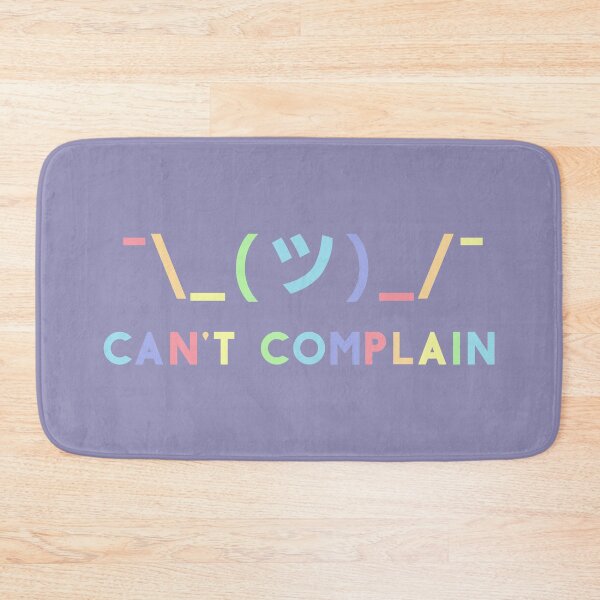 Item preview, Can't Complain Shrug Rainbow Pastel designed and sold by tremendoustees.