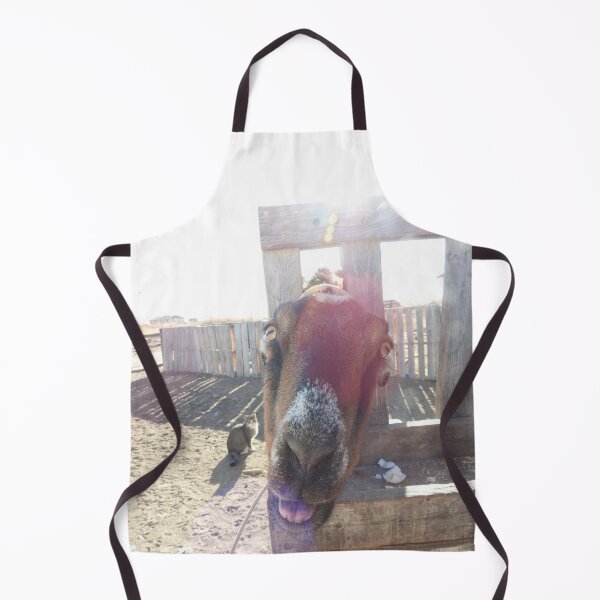 Item preview, goat sticking out its tongue and a happy farm cat designed and sold by Stephanie Skeem.