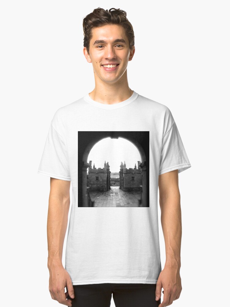 Alternate view of Little Castle entrance, Bolsover Classic T-Shirt