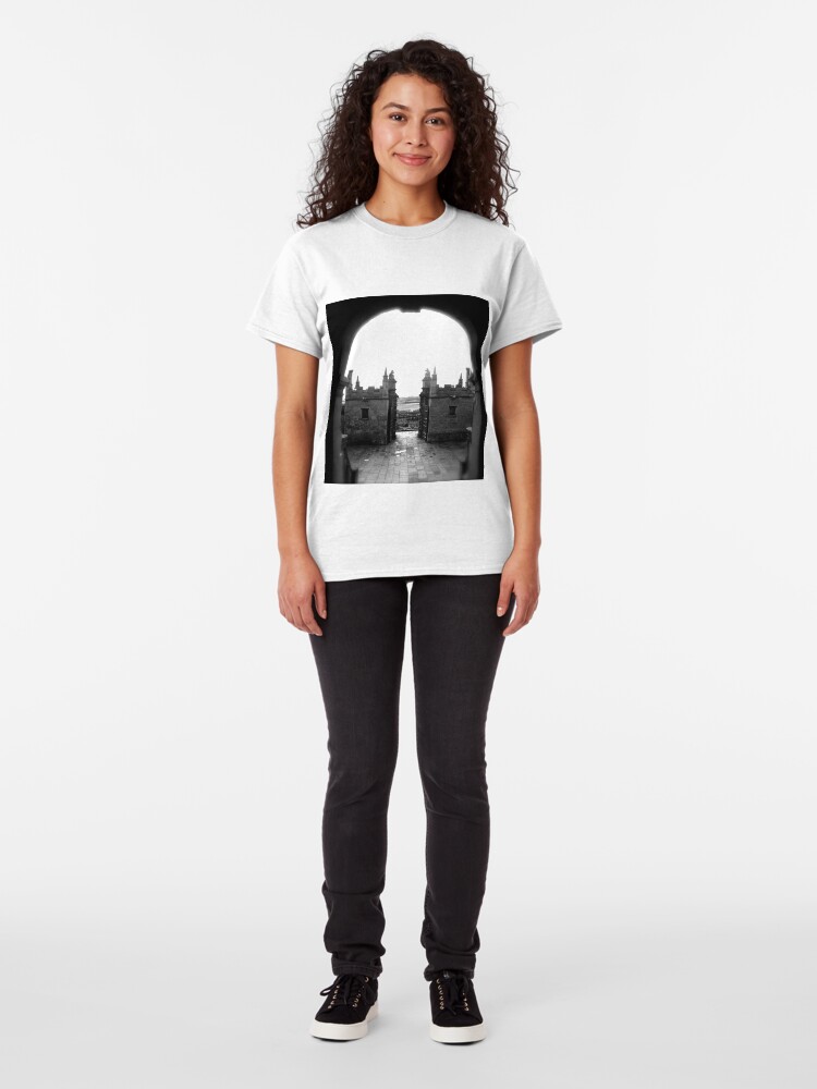 Alternate view of Little Castle entrance, Bolsover Classic T-Shirt