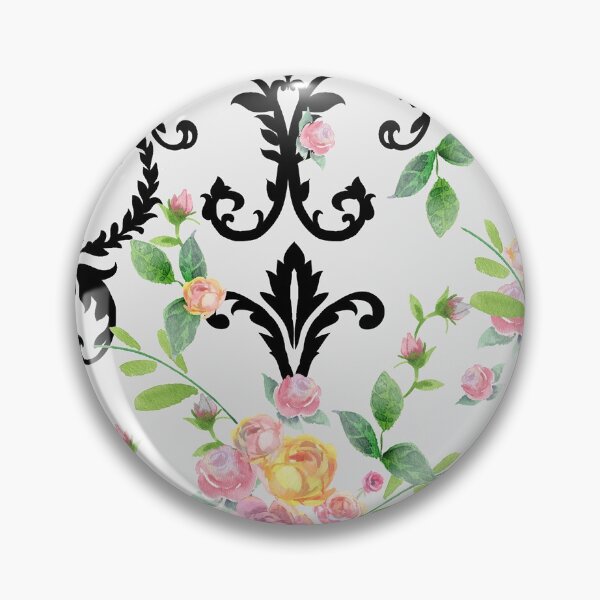 Item preview, decorative, vintage, watercolor roses and monograms designed and sold by sonaadalian.