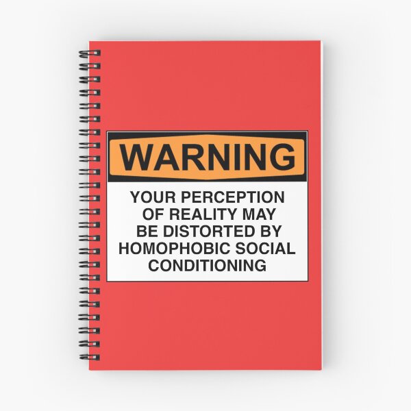 Item preview, WARNING: YOUR PERCEPTION OF REALITY MAY BE DISTORTED BY HOMOPHOBIC SOCIAL CONDITIONING designed and sold by Rob Price.