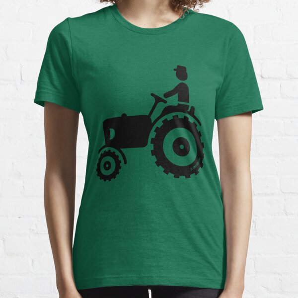 Farmer With Tractor Essential T-Shirt