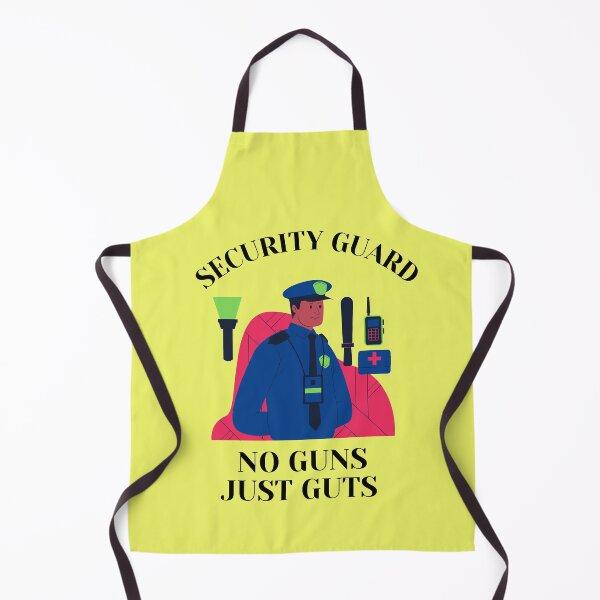 Item preview, Security Guard-No Guns Just Guts designed and sold by Mamibo.