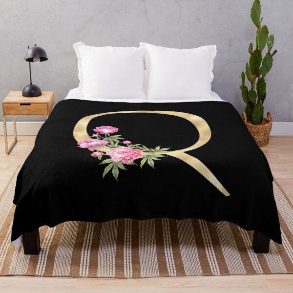 Item preview, Gold Letter Q With Garden Flowers | Floral Wedding Letters designed and sold by SerendipityNow.