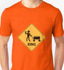 Daddy Crossing (Funny Xing Sign) Unisex T-Shirt