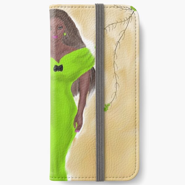 Stunner In Green By Loure Bussey iPhone Wallet