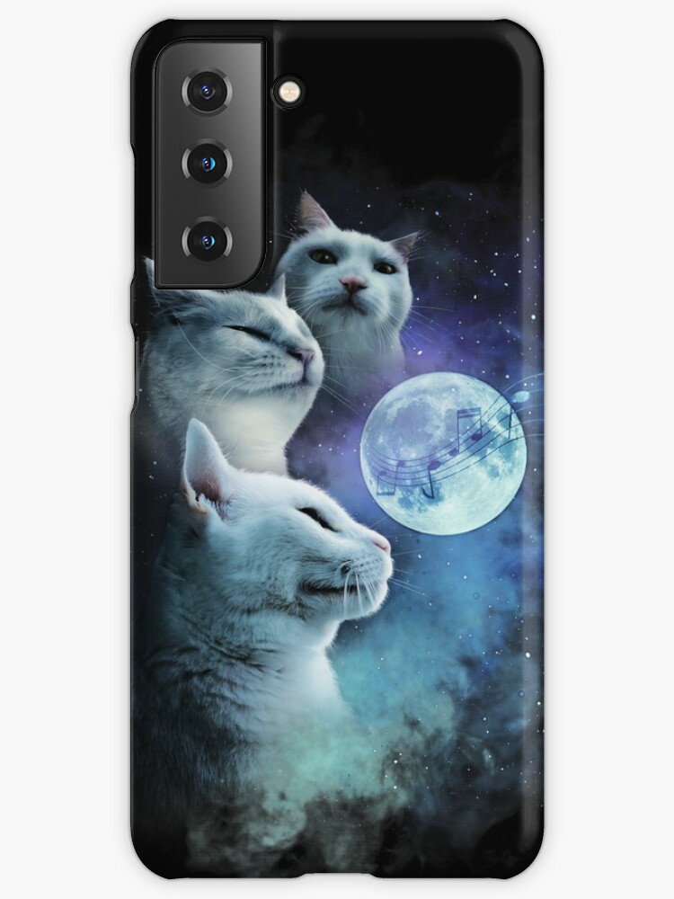 Cat Vibing Meme Galaxy Cats Three Cat Moon CatJAM