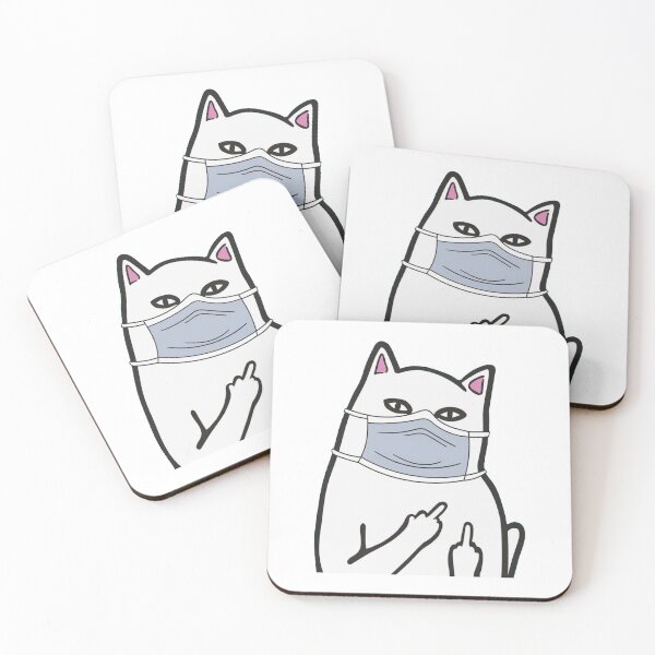 Item preview, Cat with mask on designed and sold by evilgo.