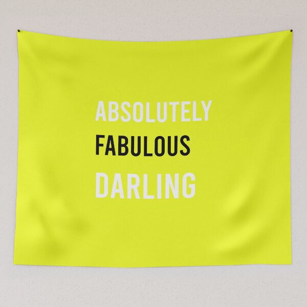 Item preview, Yellow Absolutely Fabulous Darling designed and sold by DamaliePierre.