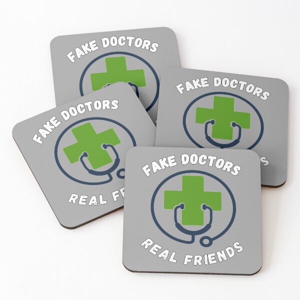 Item preview, Fake doctors real friends designed and sold by Designhub14.