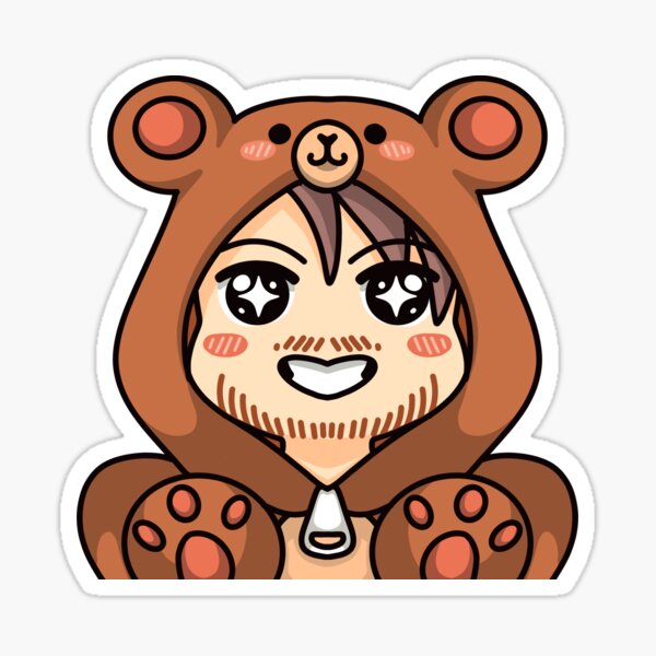 Odi Bear Sticker By Odinnsonnshop Redbubble