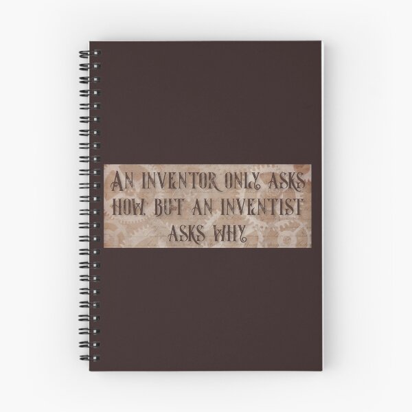 Item preview, An Inventor only asks how, but an Inventist asks WHY designed and sold by ShadowSparkPub.