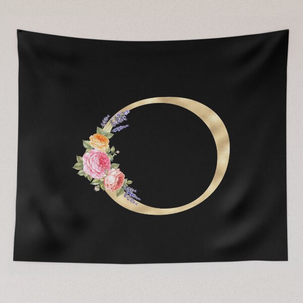 Item preview, Gold Letter O  With Garden Flowers | Floral Wedding Letters designed and sold by SerendipityNow.