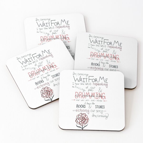 Item preview, Wait For Me lyric art designed and sold by heathergrey95.